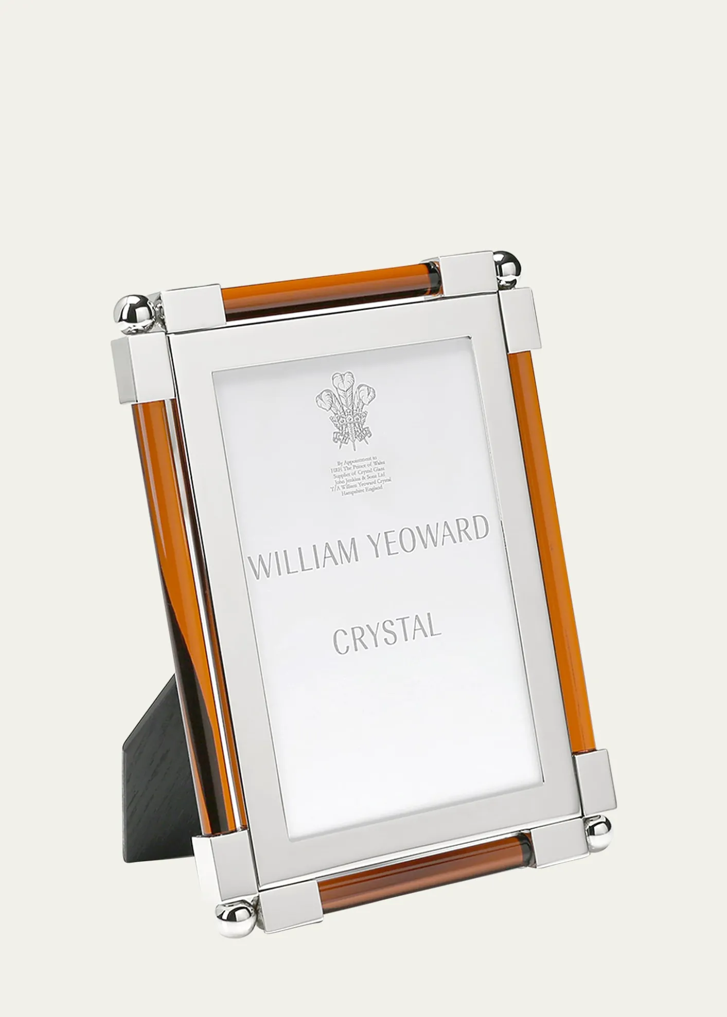 William Yeoward CrystalNew Classic Amber Frame, 4 x 6