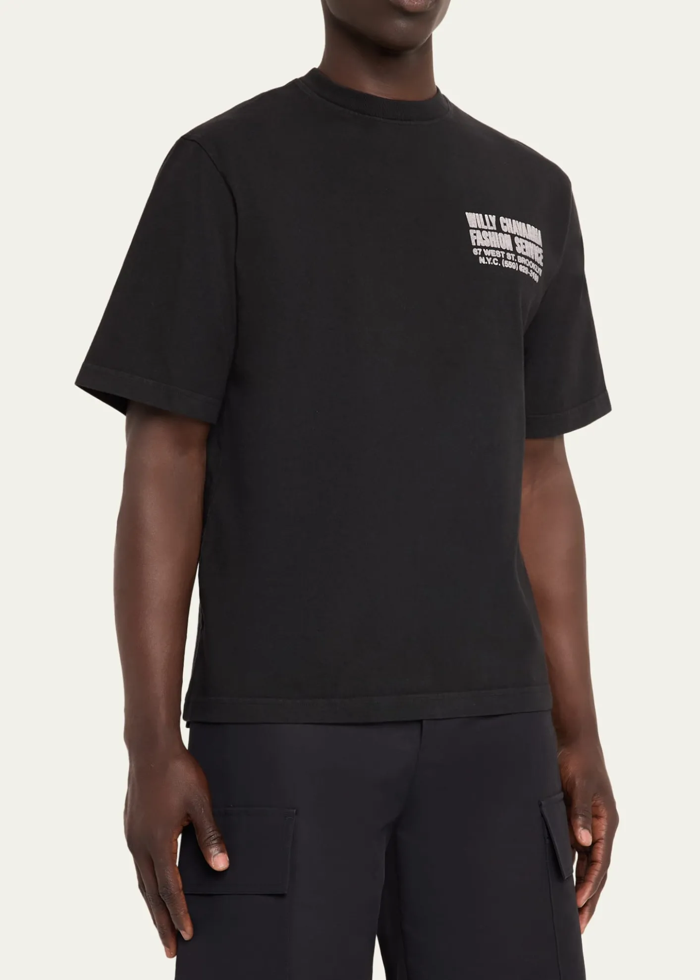 Willy ChavarriaMen's Fashion Service Cotton T-Shirt