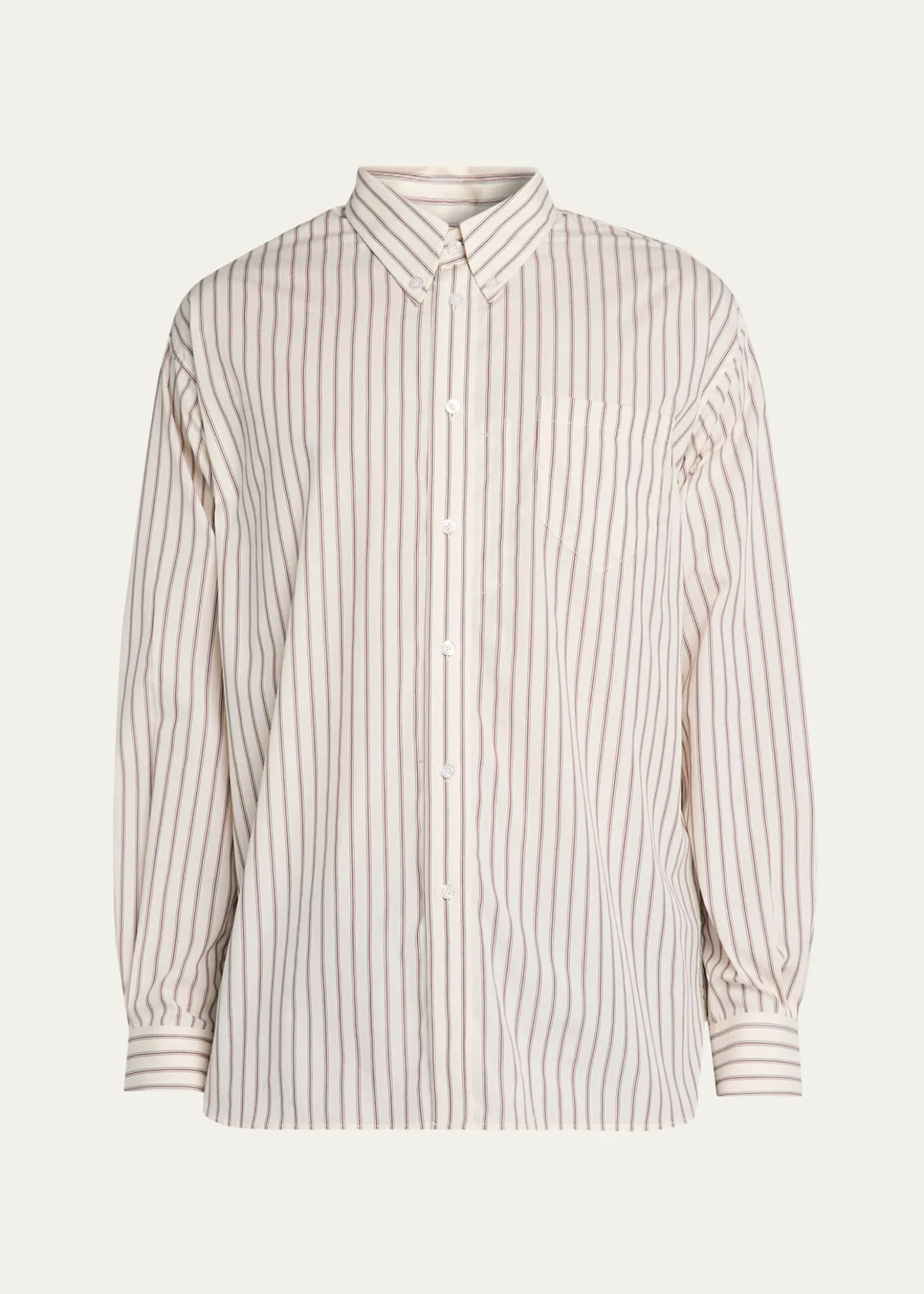 Willy ChavarriaMen's Veterano Stripe Button-Down Shirt with Pocket