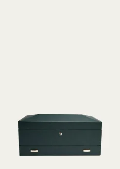 WOLFBritish Racing 10-Piece Watch Box with Drawer