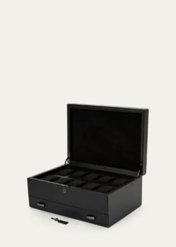 WOLFBritish Racing 10-Piece Watch Box with Storage