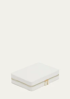 WOLFMaria Large Quilted Zip Jewelry Case