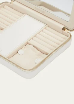 WOLFMaria Large Quilted Zip Jewelry Case