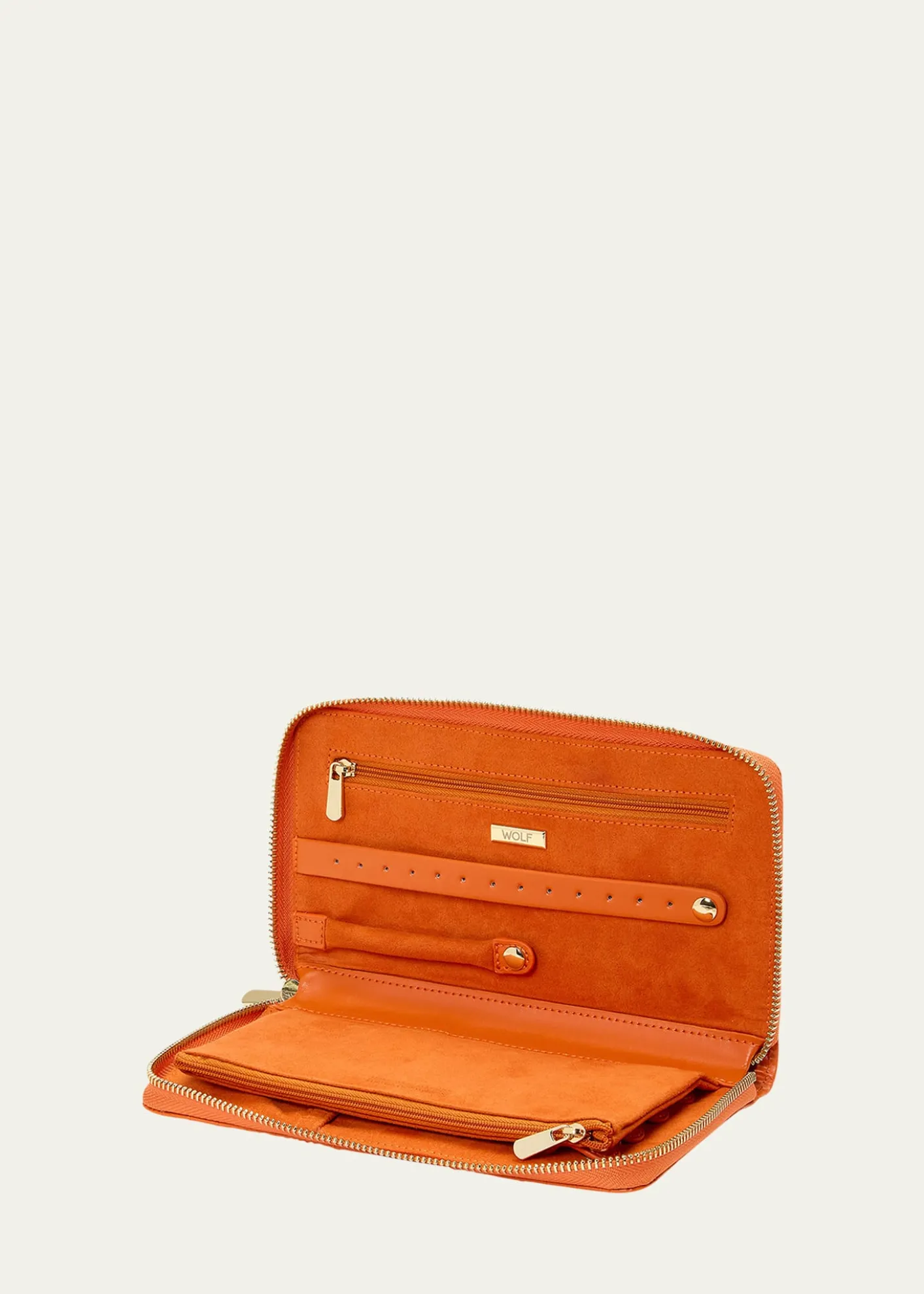 WOLFMaria Quilted Jewelry Portfolio Case