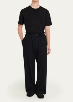 Yohji YamamotoMen's Wool Jersey Pants