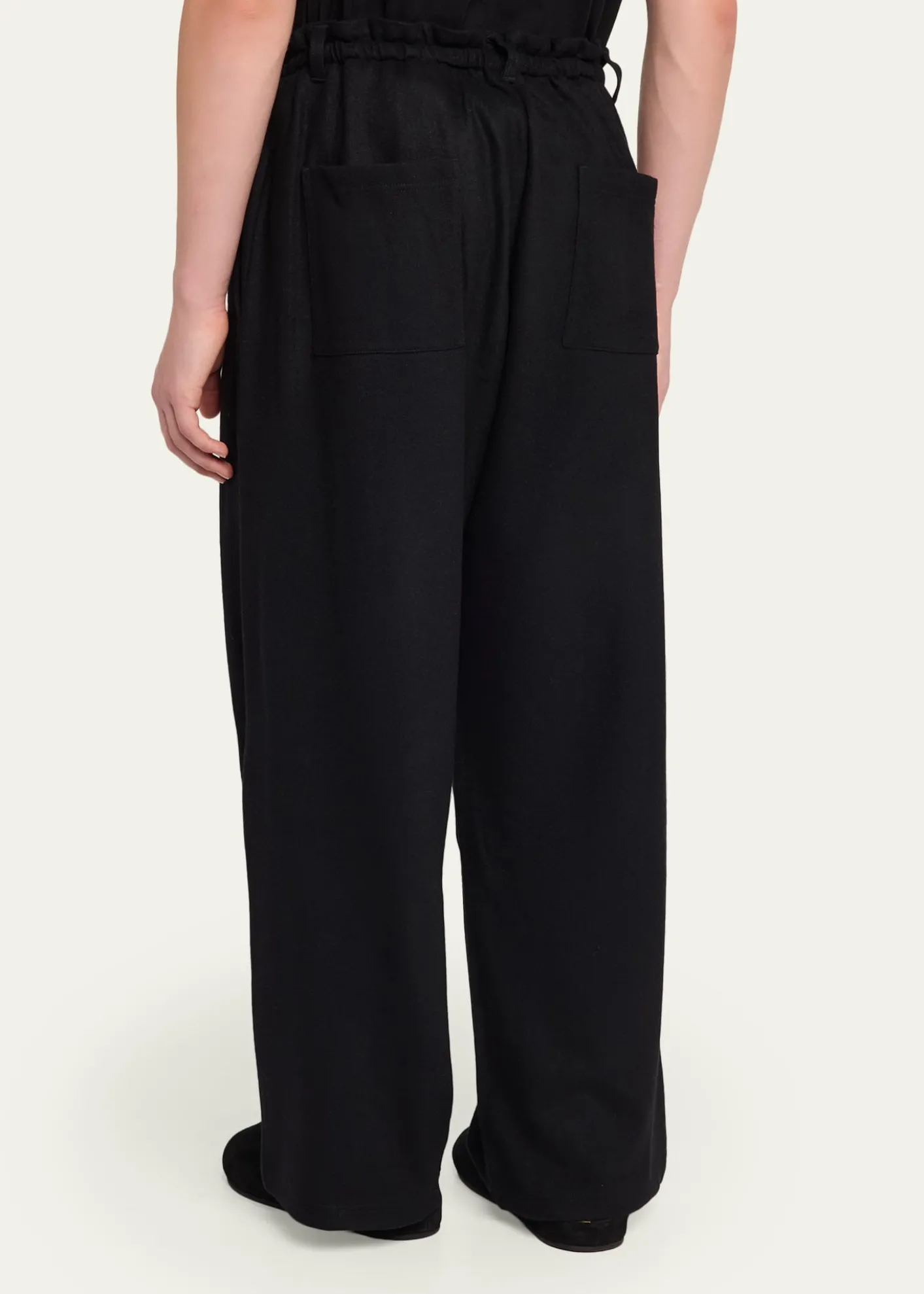 Yohji YamamotoMen's Wool Jersey Pants