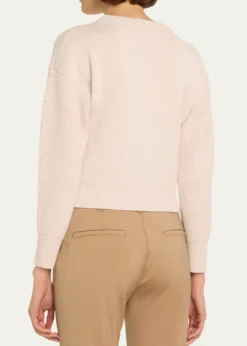 Yves SalomonCashmere Wool Button-Front Cardigan