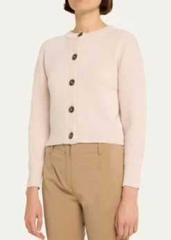 Yves SalomonCashmere Wool Button-Front Cardigan
