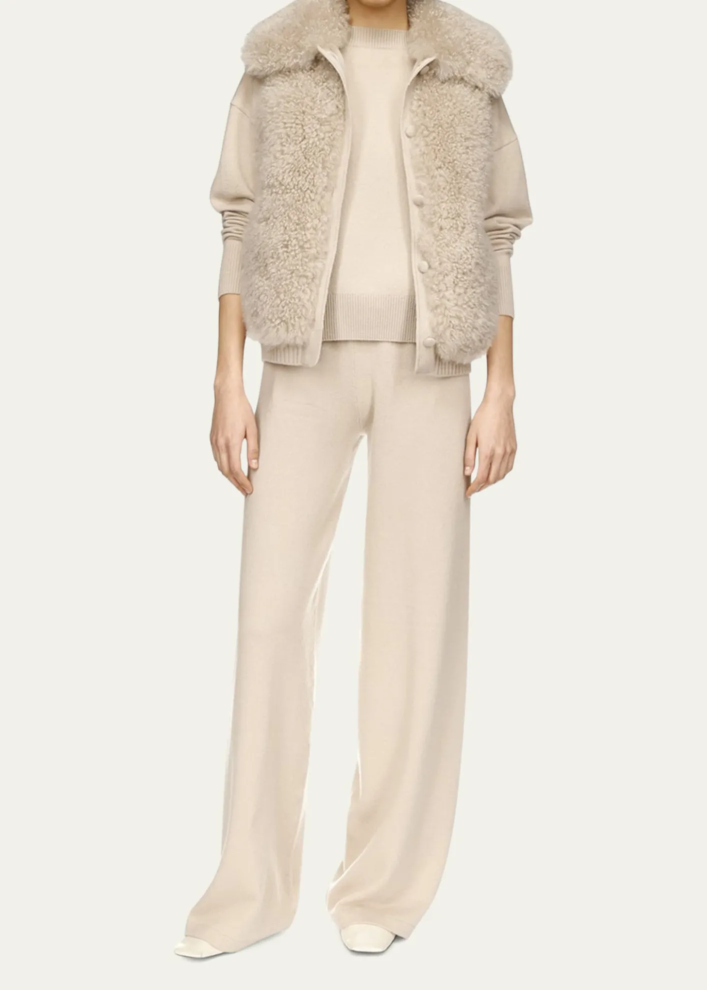 Yves SalomonCurly Shearling Vest