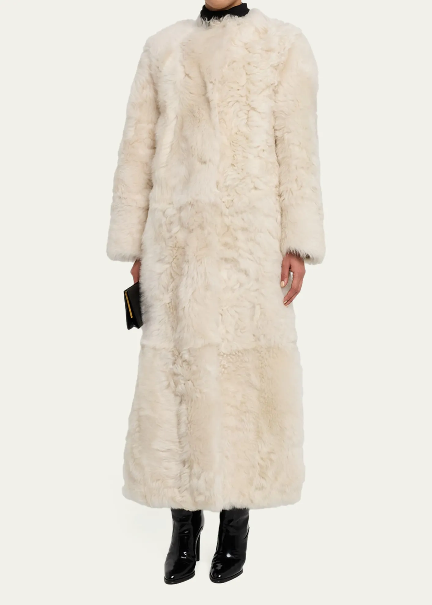 Yves SalomonLong Toscana Lamb Shearling Coat