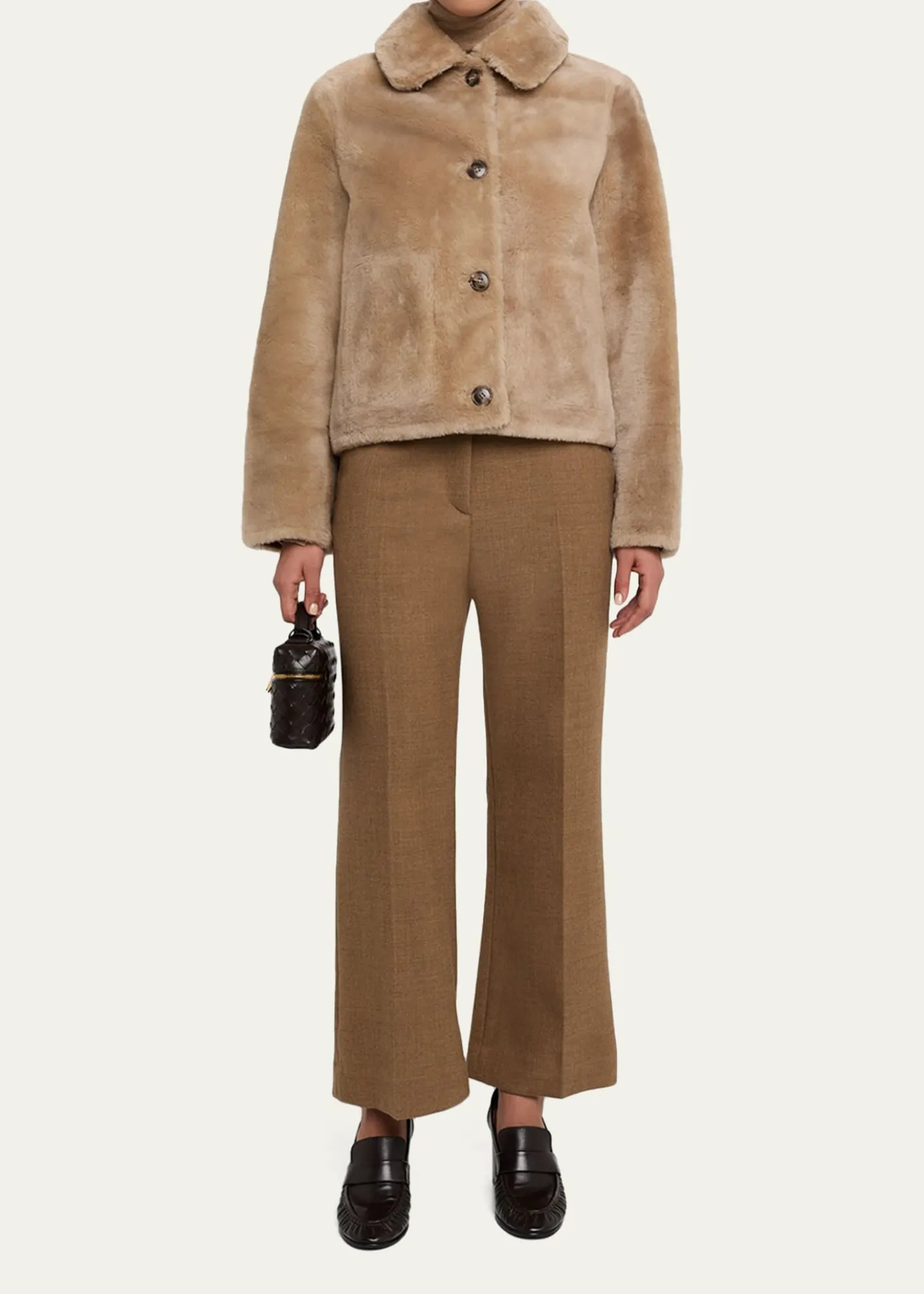 Yves SalomonShort Lamb Shearling Jacket