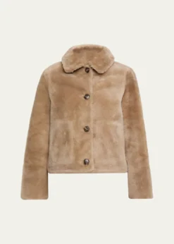 Yves SalomonShort Lamb Shearling Jacket