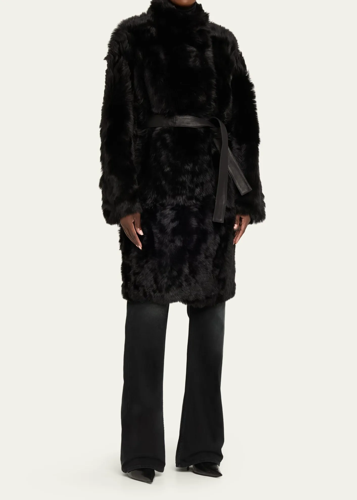 Yves SalomonToscana Shearling Lamb Coat