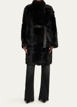 Yves SalomonToscana Shearling Lamb Coat