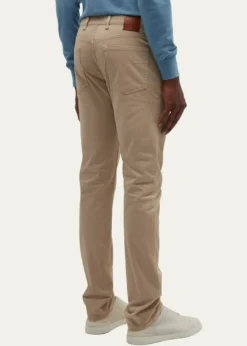 ZEGNAMen's Brushed Cotton 5-Pocket Trousers