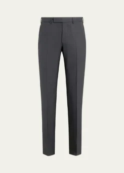 ZEGNAMen's High Performance Flat-Front Trousers
