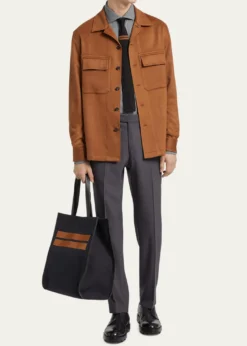 ZEGNAMen's High Performance Flat-Front Trousers