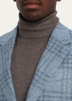 ZEGNAMen's Maxi-Plaid Woven Patch-Pocket Sport Coat