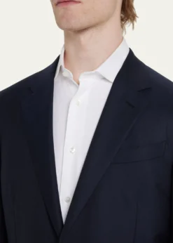 ZEGNAMen's 15milmil15 Micro-Check Wool Suit