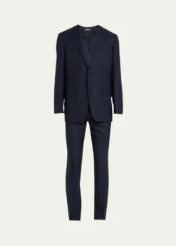 ZEGNAMen's 15milmil15 Micro-Check Wool Suit