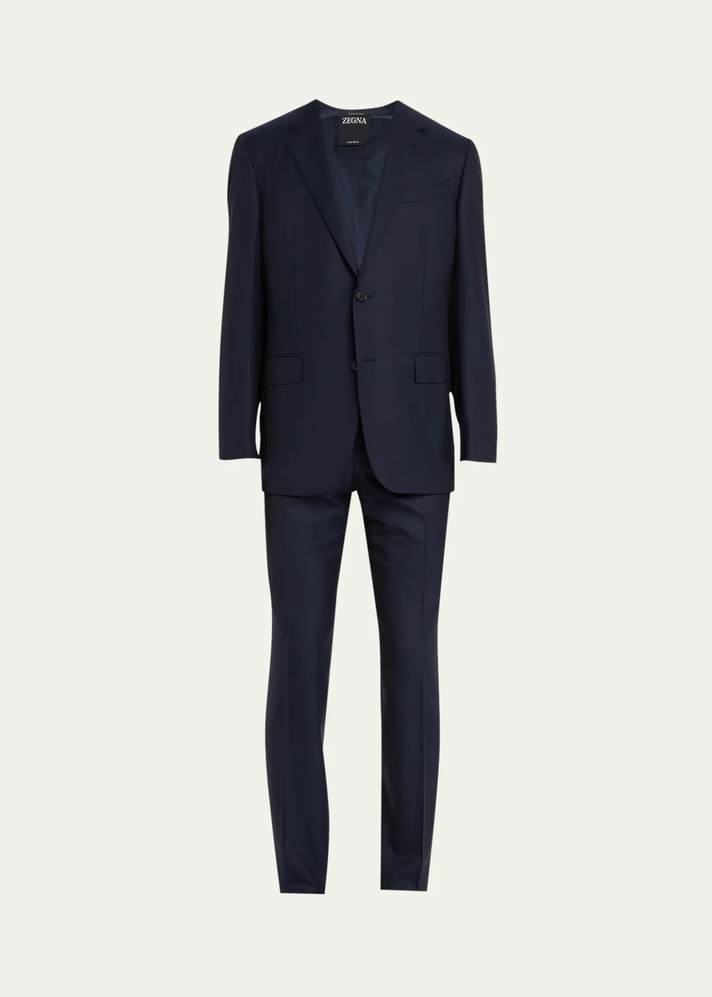 ZEGNAMen's 15milmil15 Micro-Check Wool Suit