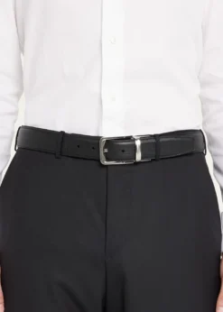 ZEGNAMen's Reversible Adjustable Leather Belt