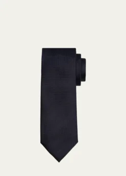 ZEGNAMen's Tic-Weave Silk Tie