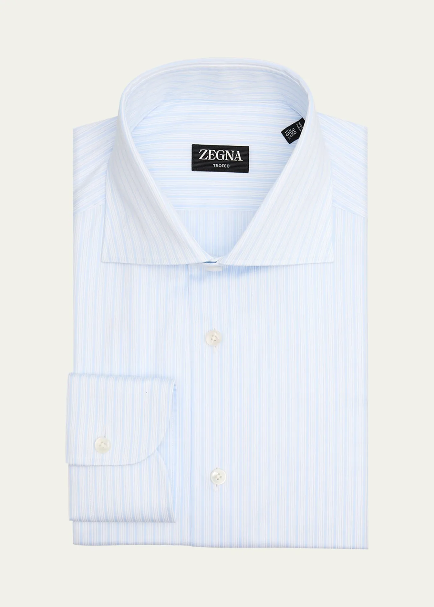 ZEGNAMen's Trofeo Cotton Multi-Stripe Dress Shirt