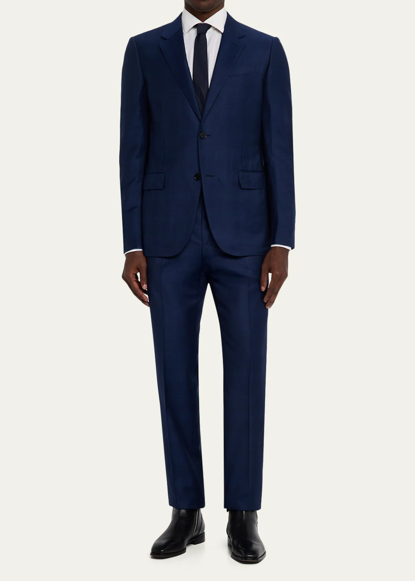 ZEGNAMen's Trofeo Wool Woven Plaid Two-Piece Suit