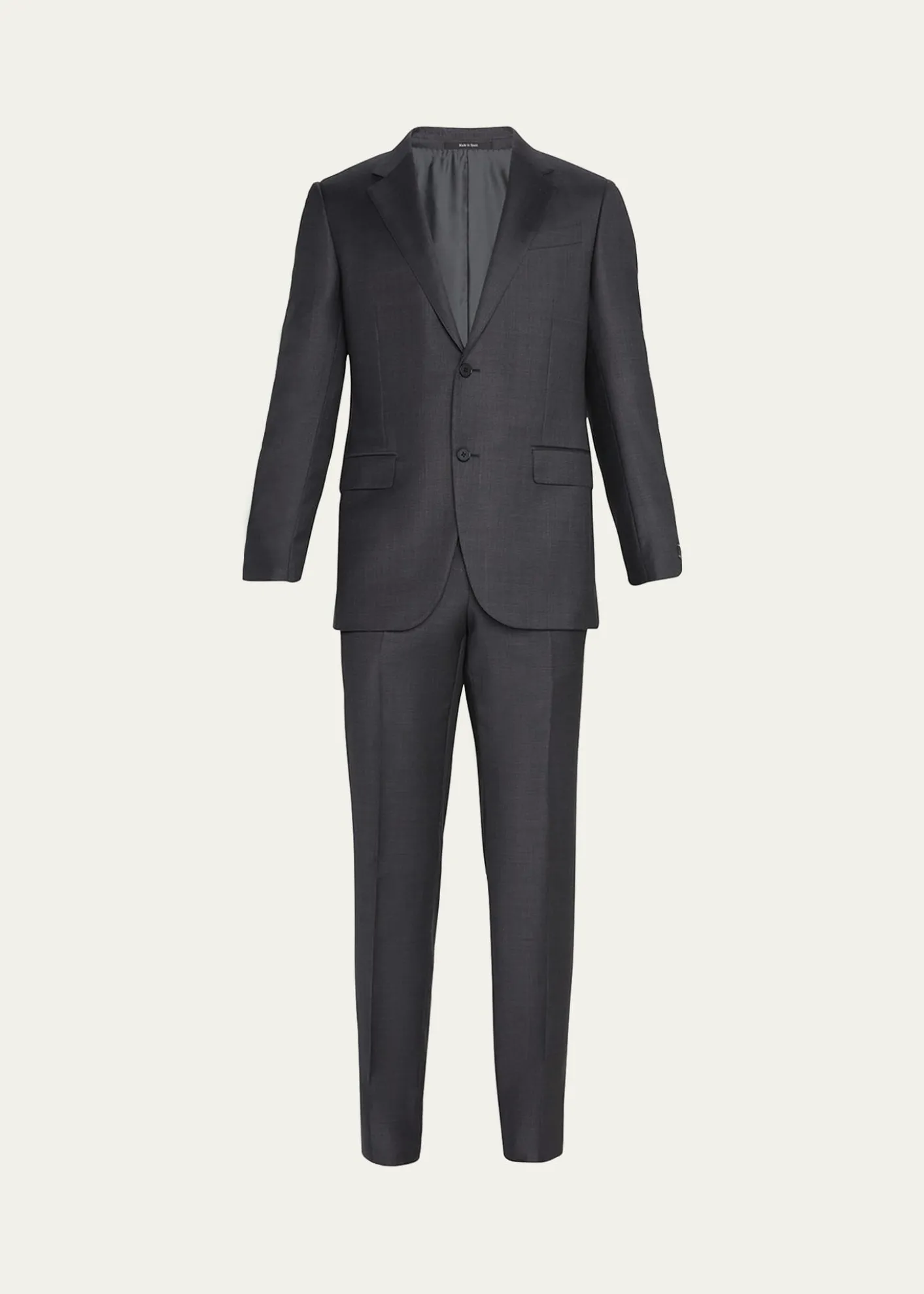 ZEGNAMen's Wool Tic-Weave Suit