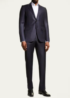 ZEGNAMen's Wool Tic-Weave Suit