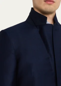 ZEGNAMen's Wool Tonal Check Two-Piece Suit