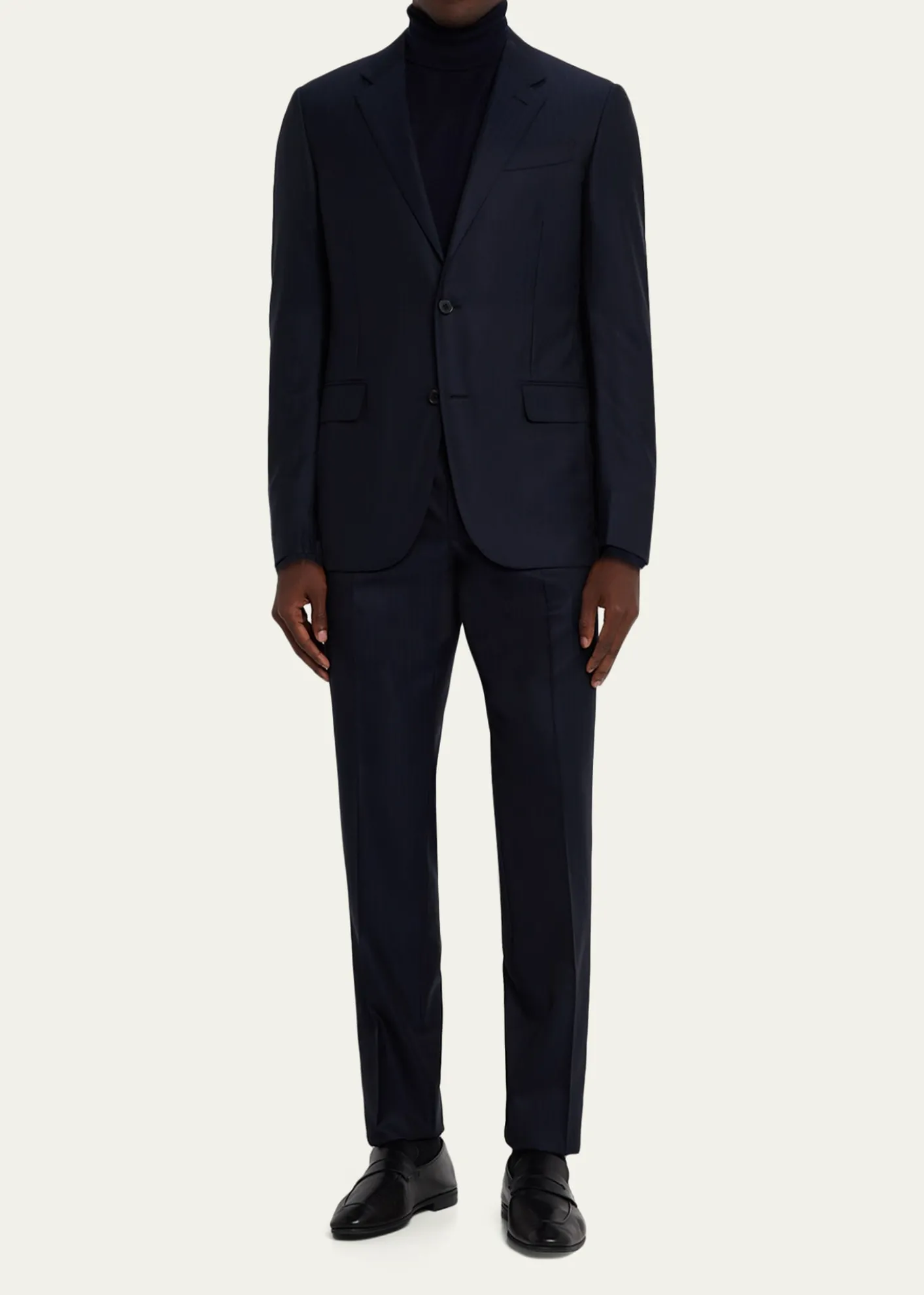ZEGNAMen's Wool Tonal Stripe Two-Piece Suit