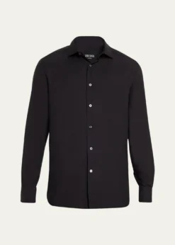 ZEGNAMen's Cashco Cashmere-Cotton Sport Shirt