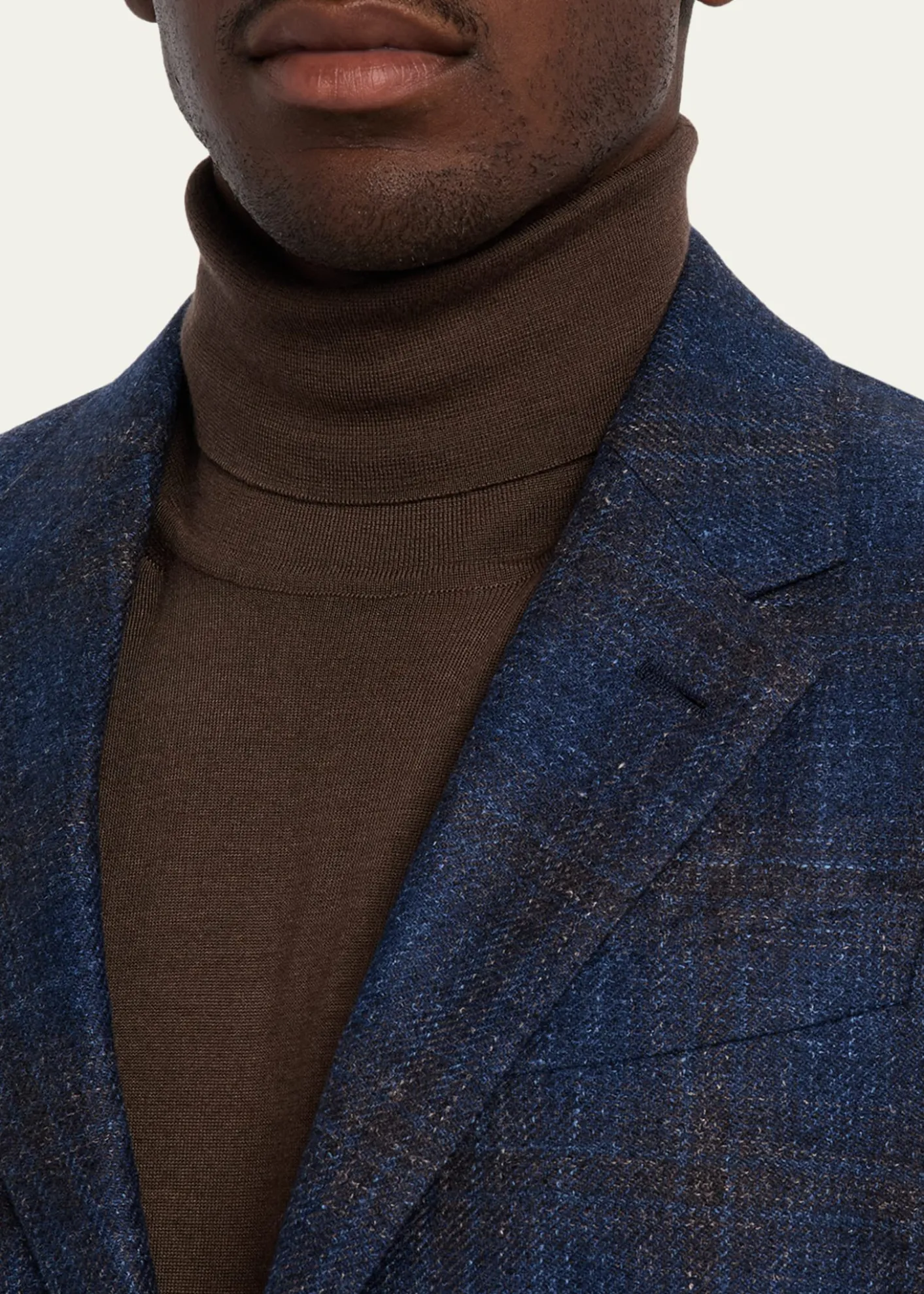 ZEGNAMen's Check Woven Patch-Pocket Sport Coat