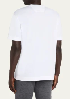 ZEGNAMen's Cotton Jersey Crewneck T-Shirt