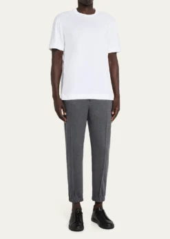 ZEGNAMen's Cotton Jersey Crewneck T-Shirt