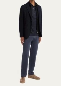 ZEGNAMen's High Performance Jersey Wool and Cotton Jacket