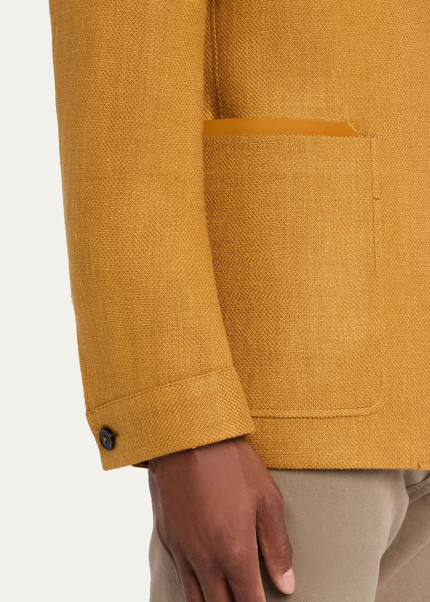 ZEGNAMen's Il Conte Linen-Silk Chore Jacket