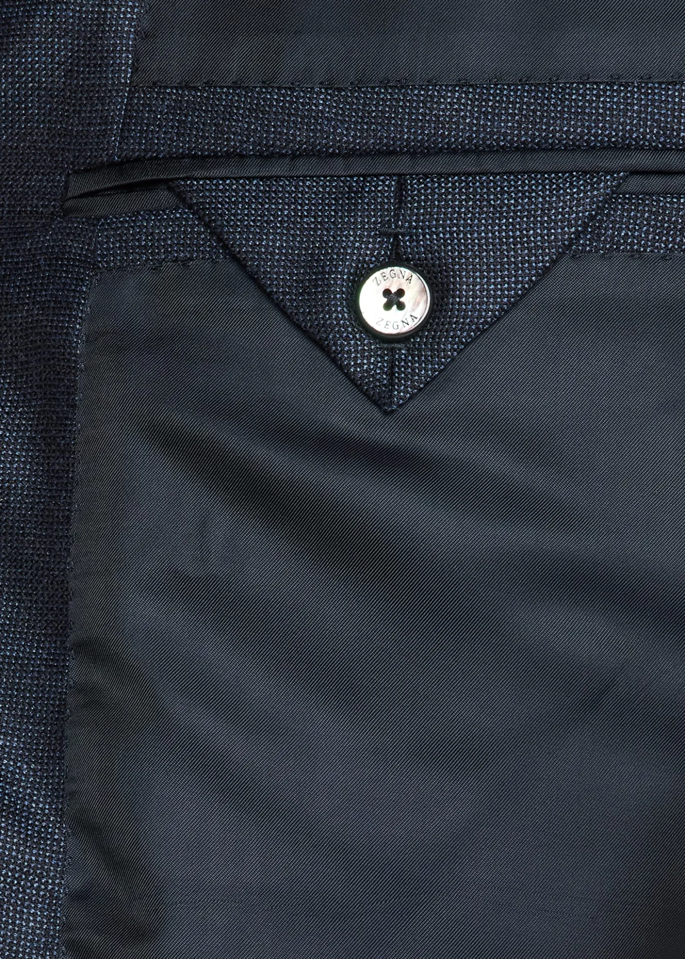 ZEGNAMen's Micro-Woven Cashmere and Silk Two-Button Sport Coat