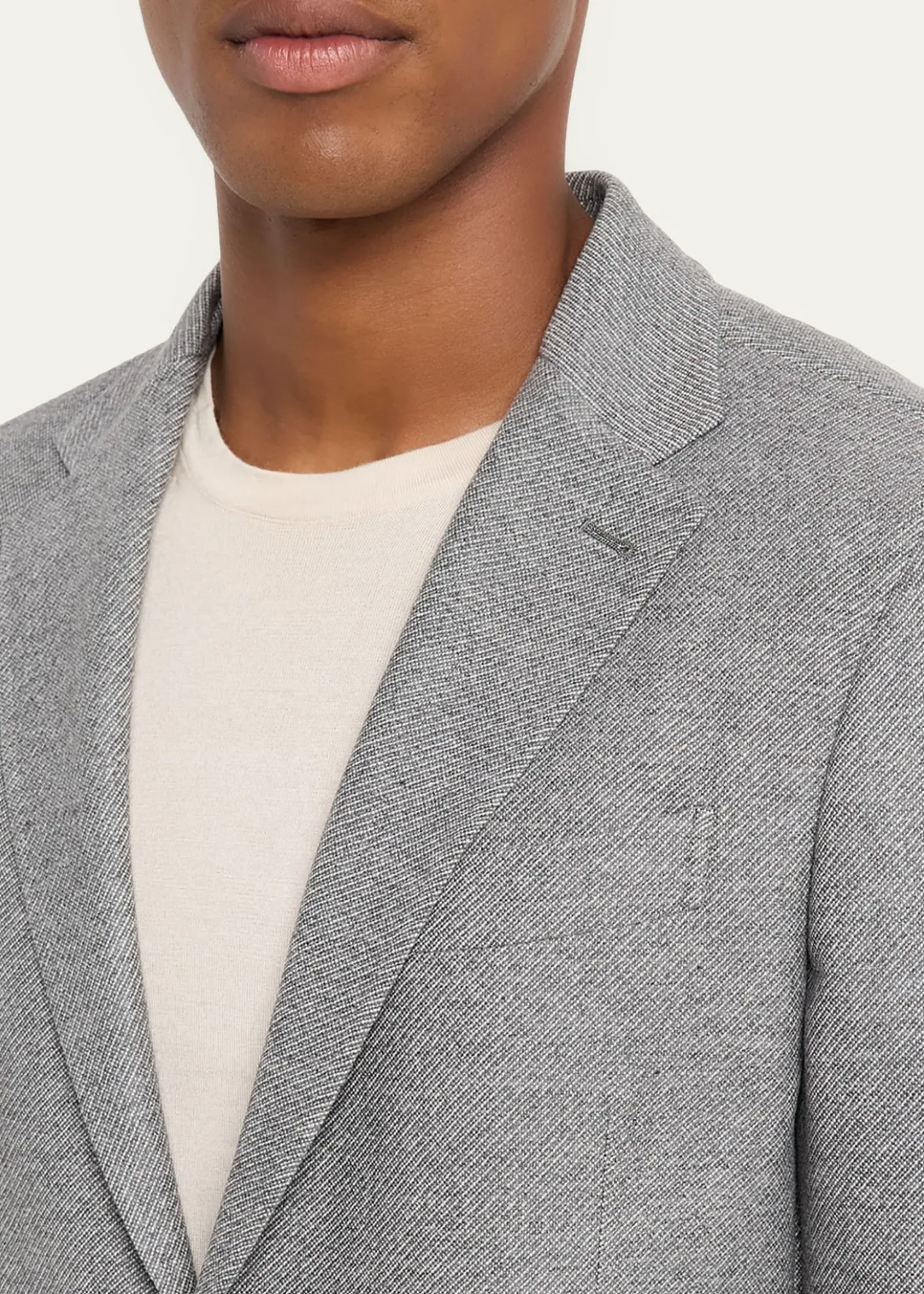 ZEGNAMen's Mélange Trofeo Cashmere Sport Coat