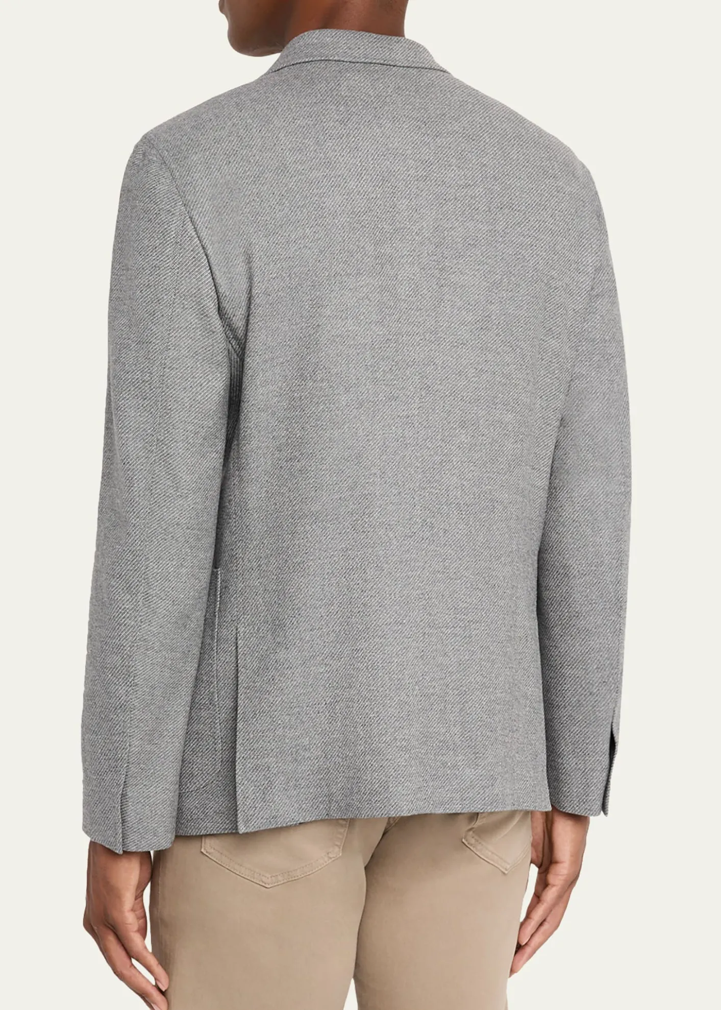 ZEGNAMen's Mélange Trofeo Cashmere Sport Coat