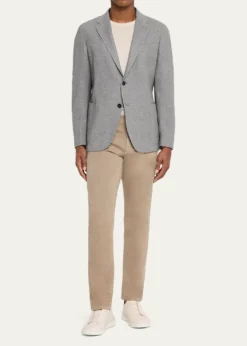 ZEGNAMen's Mélange Trofeo Cashmere Sport Coat