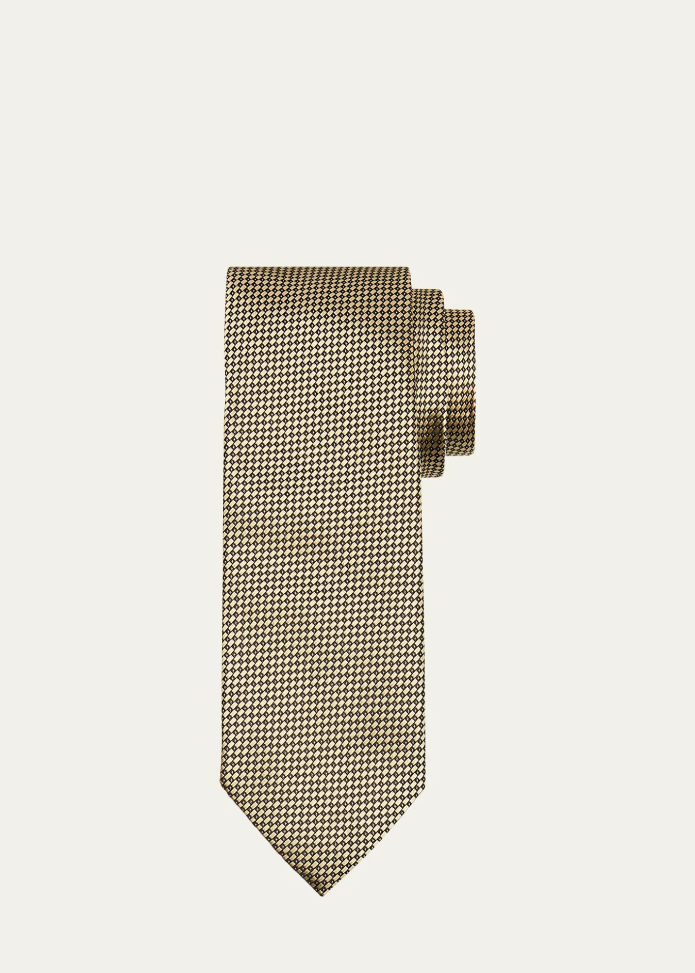 ZEGNAMen's Neat Micro-Jacquard Silk Tie