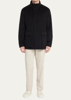 ZEGNAMen's Oasi Cashmere Elements Coat