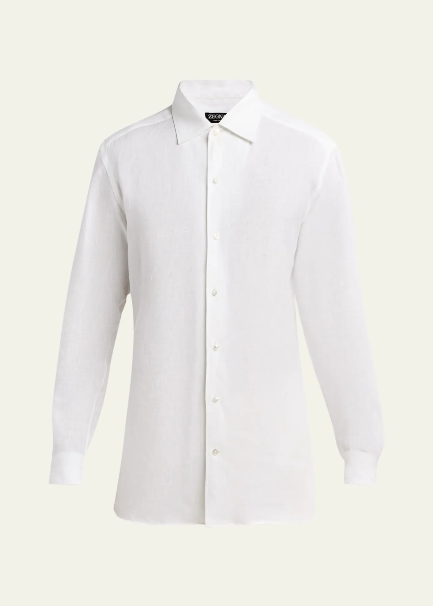 ZEGNAMen's Oasi Lino Button-Down Shirt