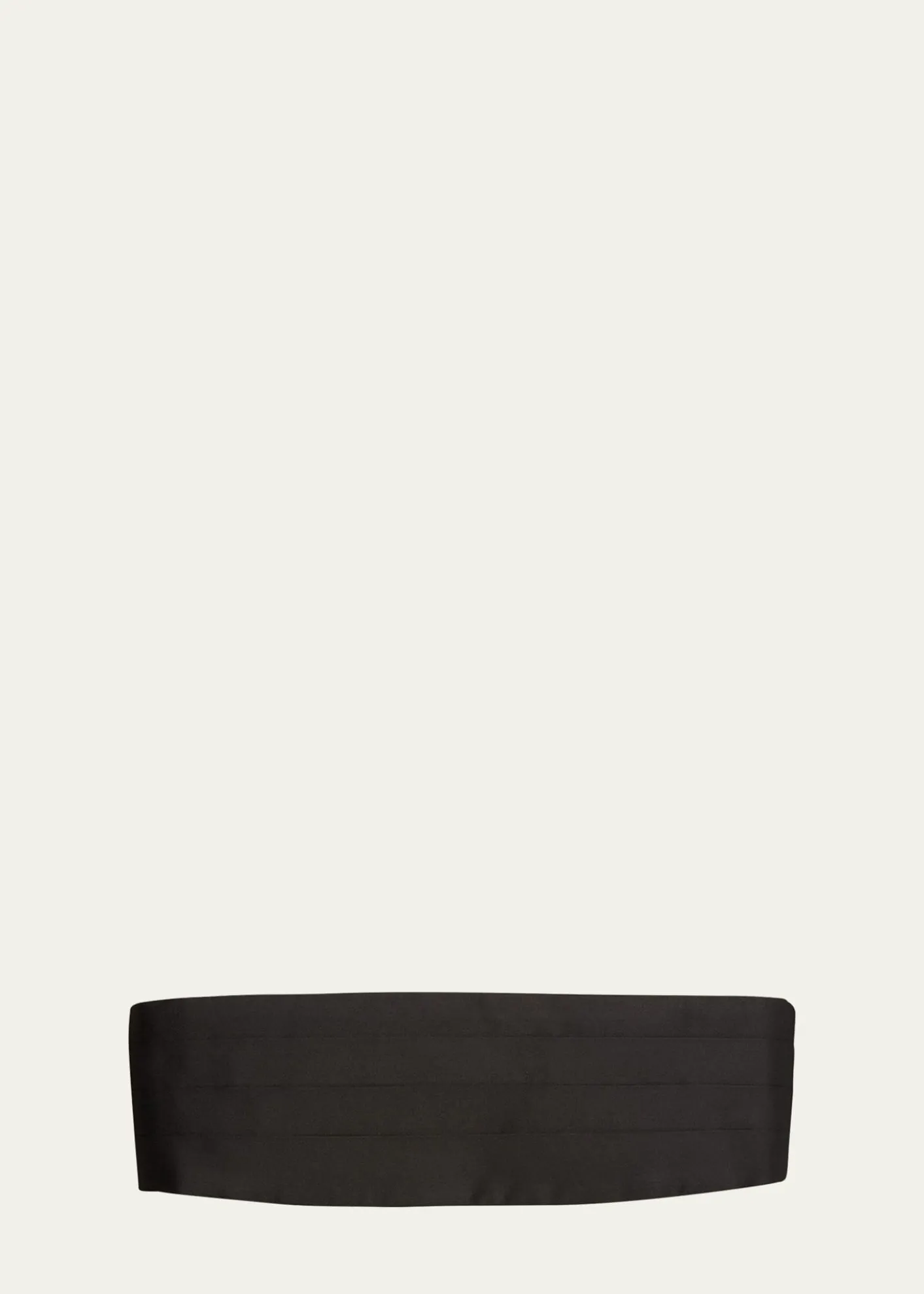 ZEGNAMen's Pleated Silk Cummerbund
