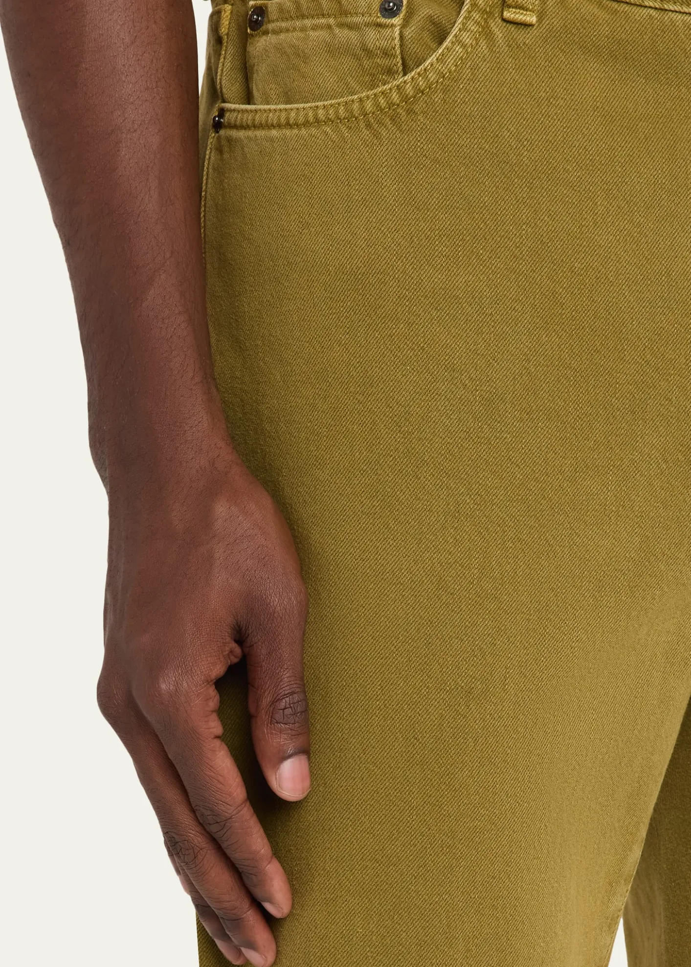 ZEGNAMen's Roccia Pure Cotton Slim-Fit Pants