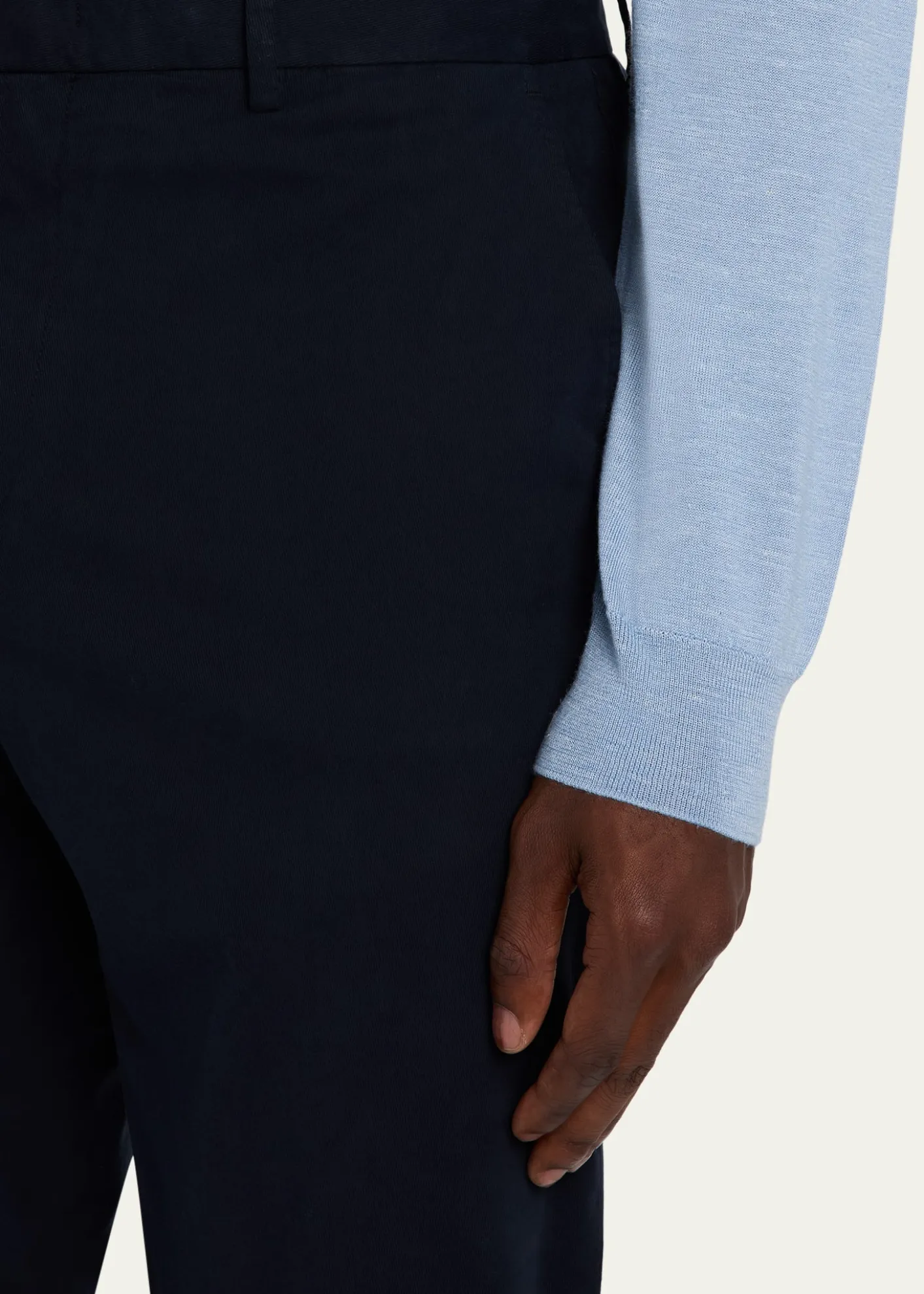 ZEGNAMen's Slim Flat-Front Pants