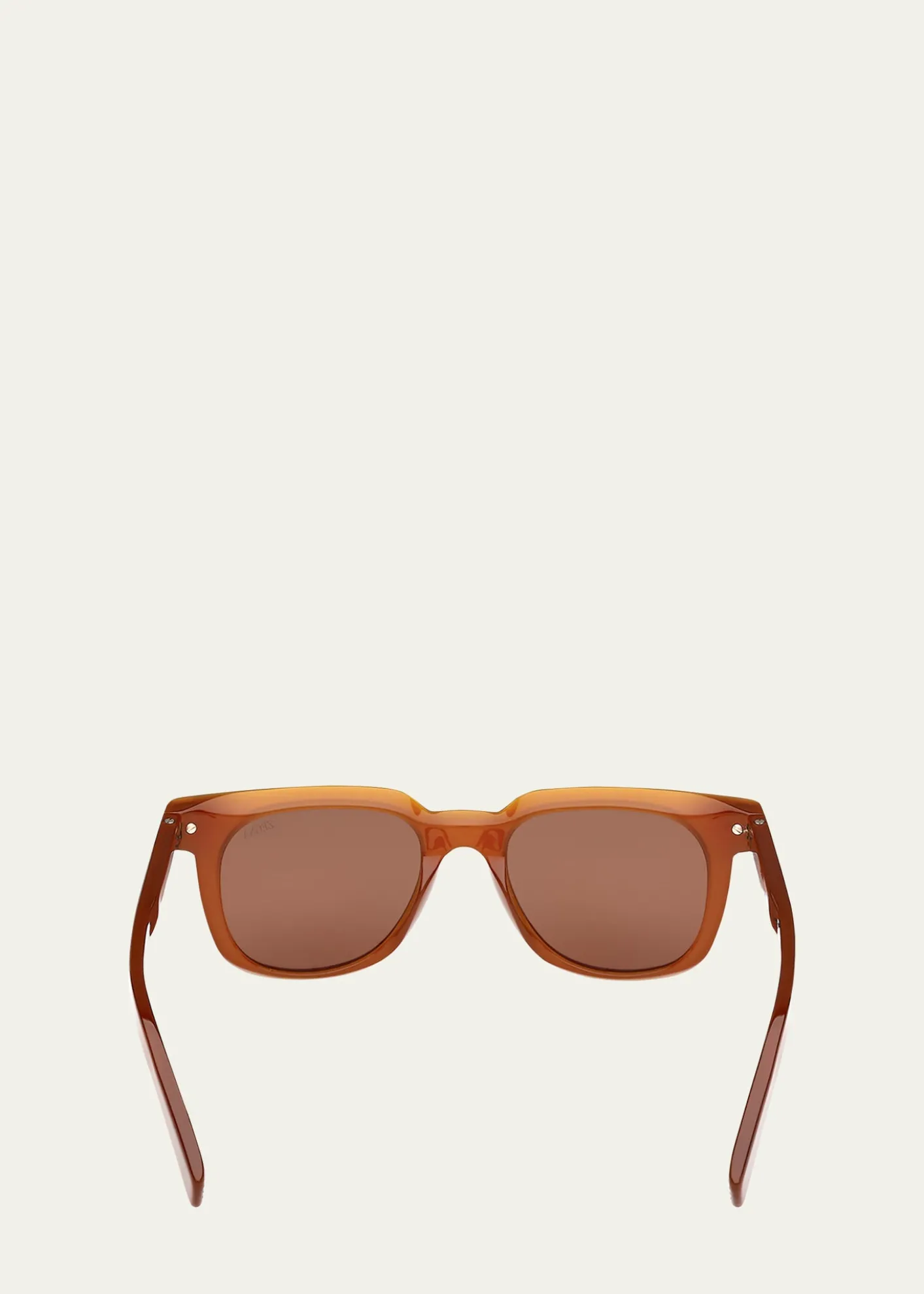 ZEGNAMen's Square Acetate Sunglasses